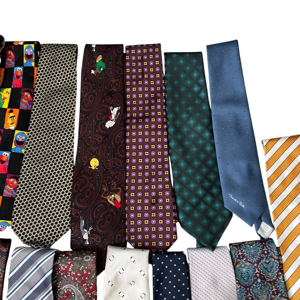 Ties‎ Lot of 21 Reseller Lot Robert Graham Zegna Dior Canali Brooks Brothers - Picture 4 of 6